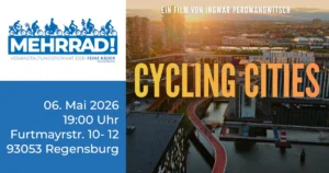 Cycling Cities bei MEHRRAD! in Regensburg: Filmabend über lebenswerte Städte