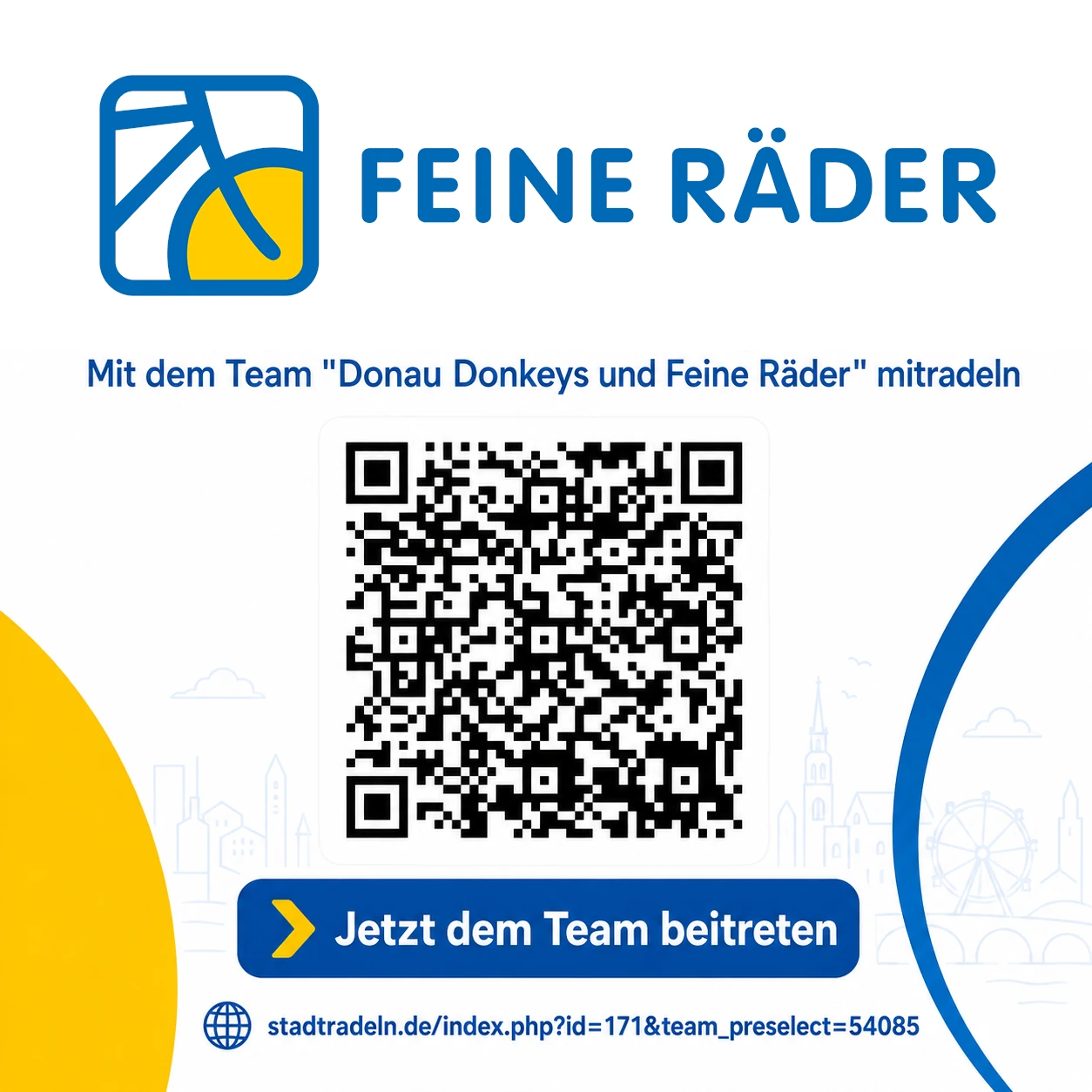 Beim STADTRADELN mitmachen im Team „Donau Donkeys und Feine Räder“