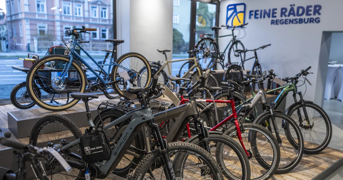 Reduzierte Fahrräder und E-Bikes im Lagerverkauf bei Feine Räder Regensburg