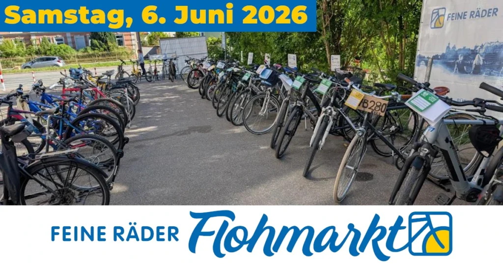 Fahrradflohmarkt Regensburg am 6. Juni 2026: Jetzt Verkauf-Anmeldung vorbereiten