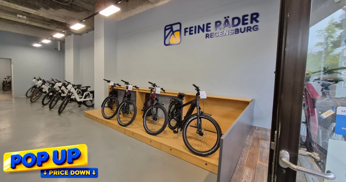 Riese & Müller Pop-up-Store bei Feine Räder in Regensburg